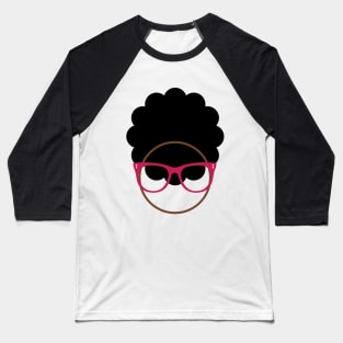 Bookish Afro Logo Baseball T-Shirt